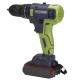 32V Brushless Impact Drill Lithium Electric Torque Drill Driver With 1/2 Battery LED Light