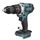 Cordless Electric Impact Drill 3 in 1 Rechargeable Drill Screwdriver 13mm Chuck W/ 1 or 2 Li-ion Battery For Makita