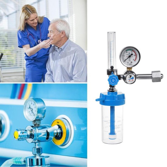 Oxygen Cylinder Regulator Pressure Flowmeters Gauge Valve