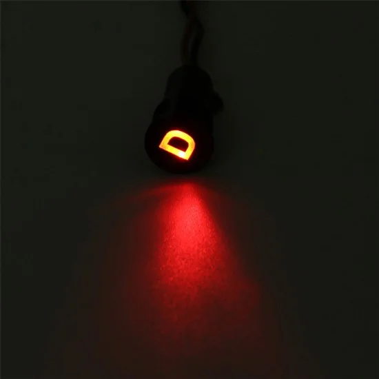 Mm Led Dash Panel Warning Light Indicator Lamp With Line And Symbol For Car Boat