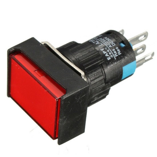 DC 24V Push Button Self-reset Momentary Switch LED Light