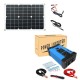 Solar Power Generation System Dual USB 30W Solar Panel + 4000W Power Inverter DC 12V to AC 220V/110V Built-in 30A Solar Charge Controller