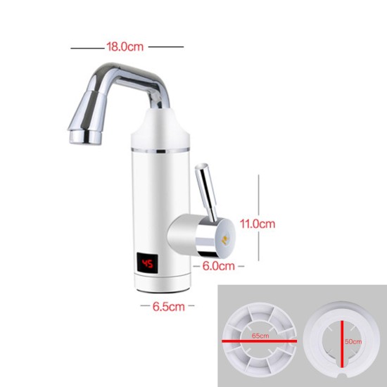 220V 2000W Household Electric Water Faucet Tap Hot Water Heater Instant