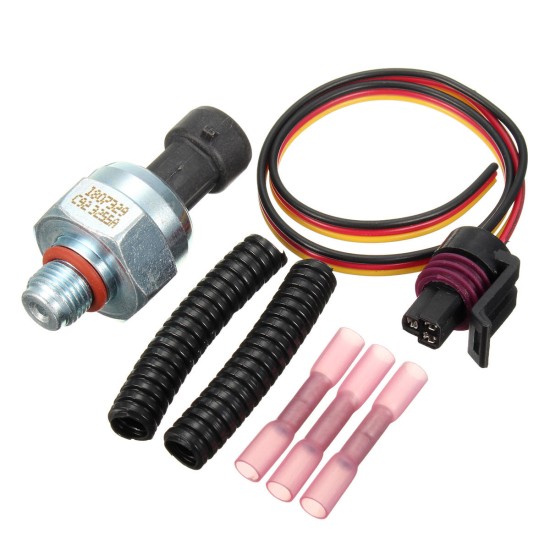 Powerstroke Oil Injection Control Pressure Sensor With Connector Kit For Ford E-350 450 550 F750