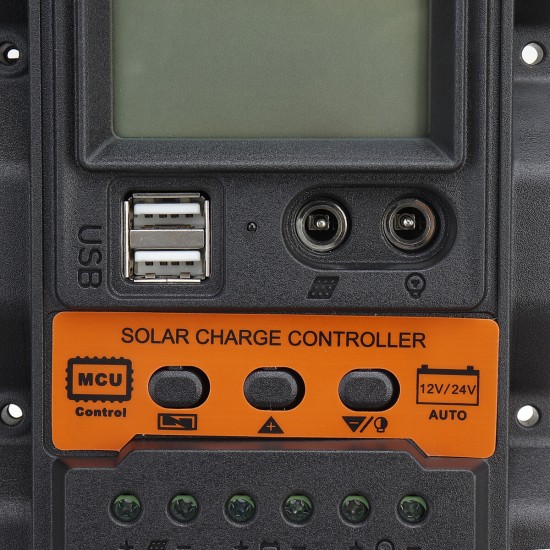 LCD Display 12V/24V 10A/20A/30A Input Solar Charge Controller Auto Parameter Adjustable MPPT Solar Panel Regulator Purism