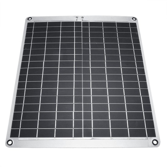12V/5V 20W Monocrystalline Silicon Solar Panel With Alligator Clip