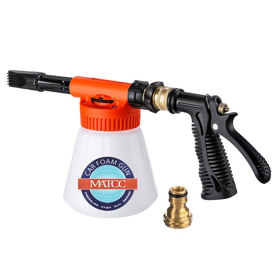 Auto Foam Car Wash Tool Foam and Adjustable Car Wash Sprayer with Adjustment Ratio Dial Sprayer