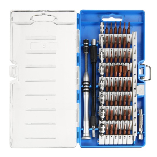 60 in 1 Precision Screwdrivers Set S2 Alloy Steel Magnetic Bits Professional Electronics Repair Tool Kit For Watch Phone Toy Computer
