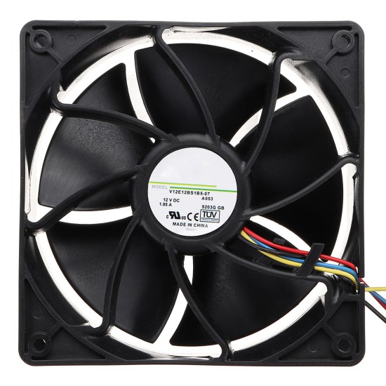 6500RPM Cooling Fan Vovomay Replacement 4-pin Connector for Antminer Bitmain S7 S9