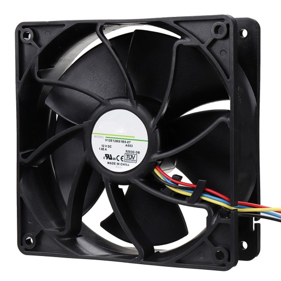6500RPM Cooling Fan Vovomay Replacement 4-pin Connector for Antminer Bitmain S7 S9