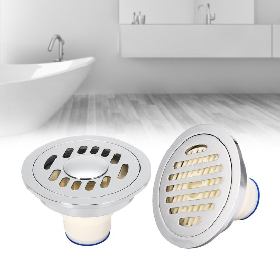 Brass Bathroom Shower Floor Drain Single/Dual Purpose Floor Drain Deodorant Shower Drain Strainer