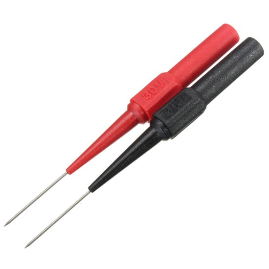 5pcs Insulation Piercing Non-destructive Multimeter Tester Probe Red/Black