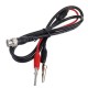 BNC Male Jack To Dual Alligator Clip Oscilloscope Test Probe Cable