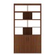 Black/White/Oak/ Dark Cherry/Walnut Wooden Bookcase Storage Bookcase with Door Storage Finishing Bookcase