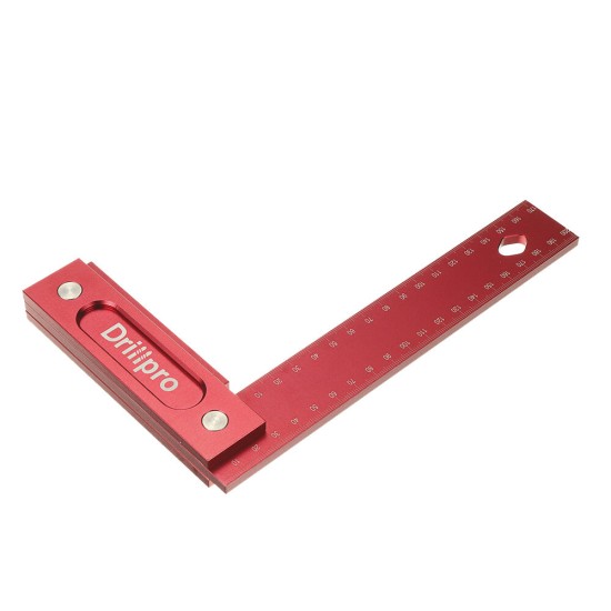 150/200mm Metric Precision Woodworking Square Aluminum Alloy Wide Seat Scribing Tool L 90° Right Angle Ruler