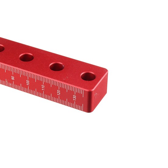 100/120/140mm Two Side Metric Scale Woodworking Precision Clamping Square L-Shaped Auxiliary Fixture Splicing Board Positioning Panel Fixed Clip