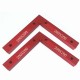 L-Shape Aluminum Alloy Right Angle Positioning Ruler 90 Degrees for wood/metal right angle/90 degree welding