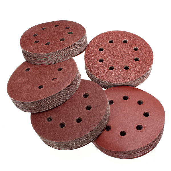 100pcs-125mm-8-Holes-Abrasive-Sand-Discs-60-240-Grit-Sanding-Papers-1070842-3