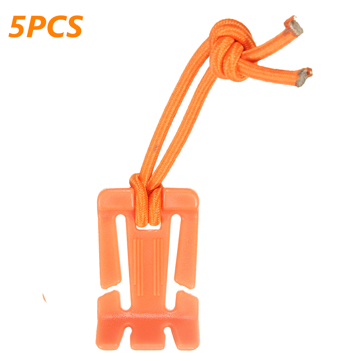 5pcs-Military-Dominator-Elastic-Cord-Hang-Buckle-Clip-Pals-Molle-Style-Webbing-Orange-1631977-1