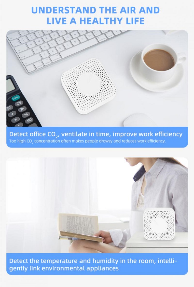 Tuya-Zb-30WIFI-Smart-6-In-1-Air-Box-PM25-Formaldehyde-VOC-CO2-Temperature-Humidity-Sensor-Alarm-Test-1941225-4