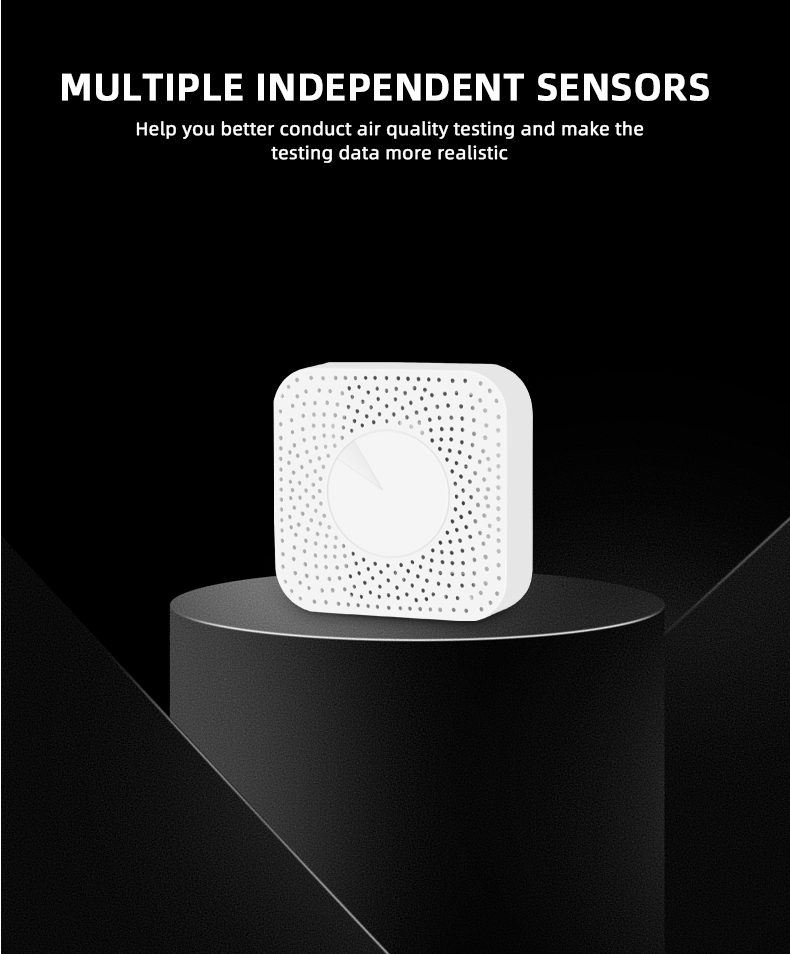 Tuya-Zb-30WIFI-Smart-6-In-1-Air-Box-PM25-Formaldehyde-VOC-CO2-Temperature-Humidity-Sensor-Alarm-Test-1941225-6