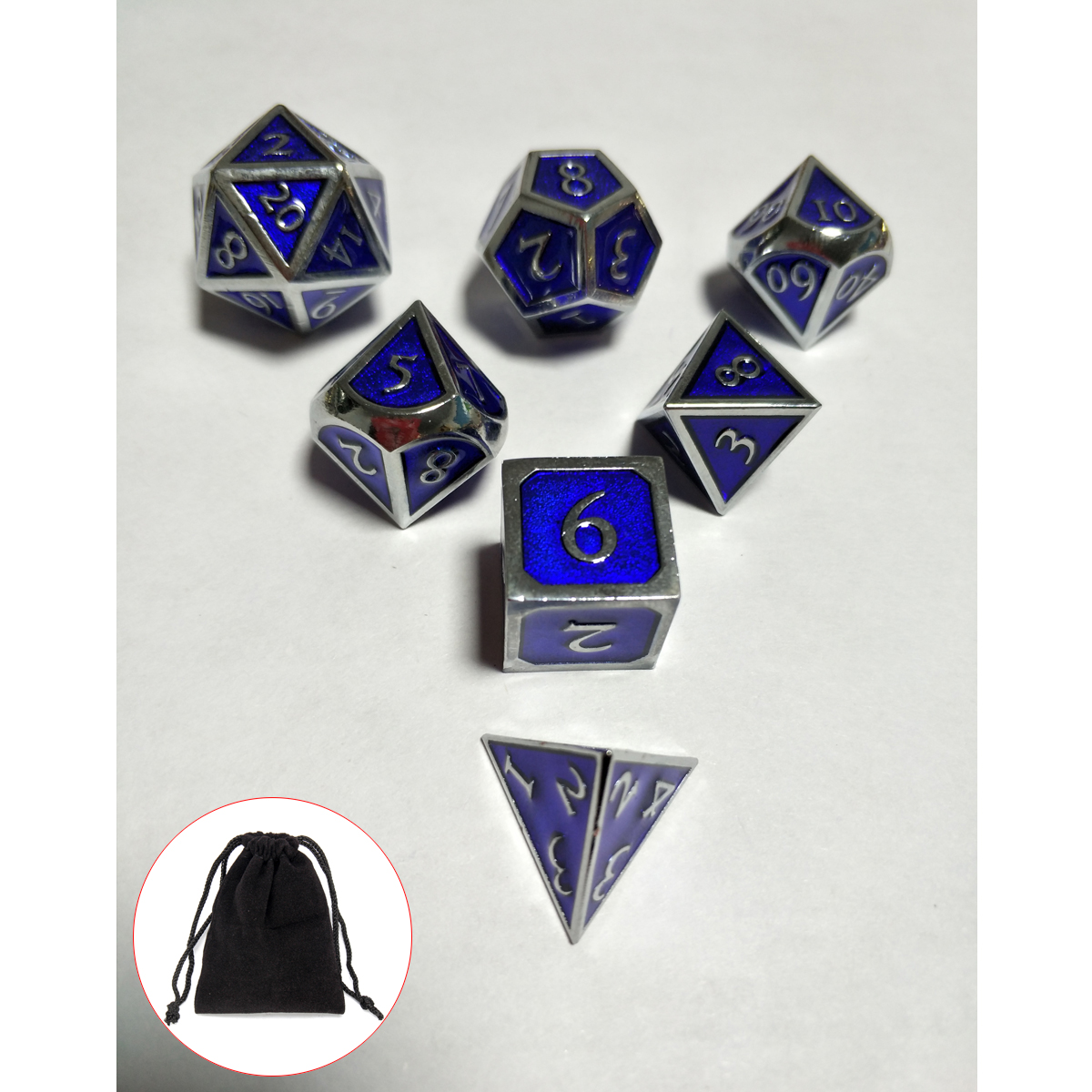 7Pcs-Embossed-Heavy-Metal-Polyhedral-Dice-DND-RPG-MTG-Role-Playing-Game-With-Storage-Bag-1372274-6