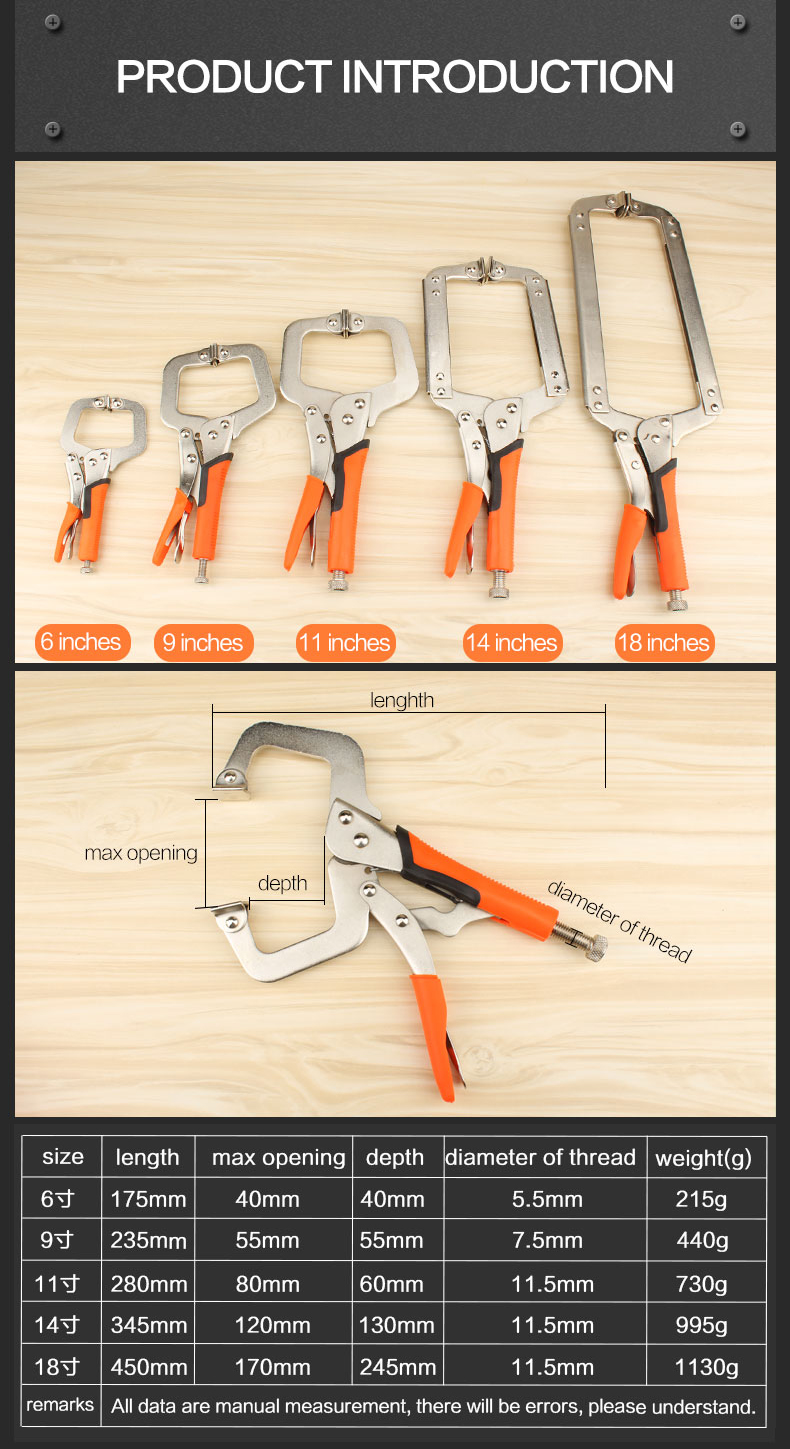 MYTEC-MC-010102-C-Type-D-type-Crimping-Pliers-Square-Mouth-Rubber-Handle-Wood-Working-Fast-Pliers-1193190-2