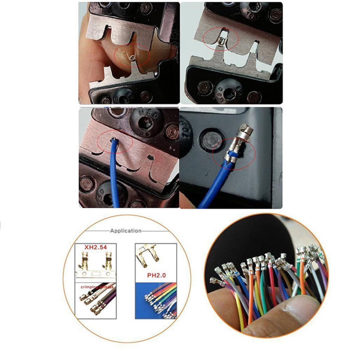 Excellwayreg-900pcs-JST-XH-254mm-Wire-Connector-Terminal-Kit-Crimping-Tool-Crimper-Plier-Set-1308341-10