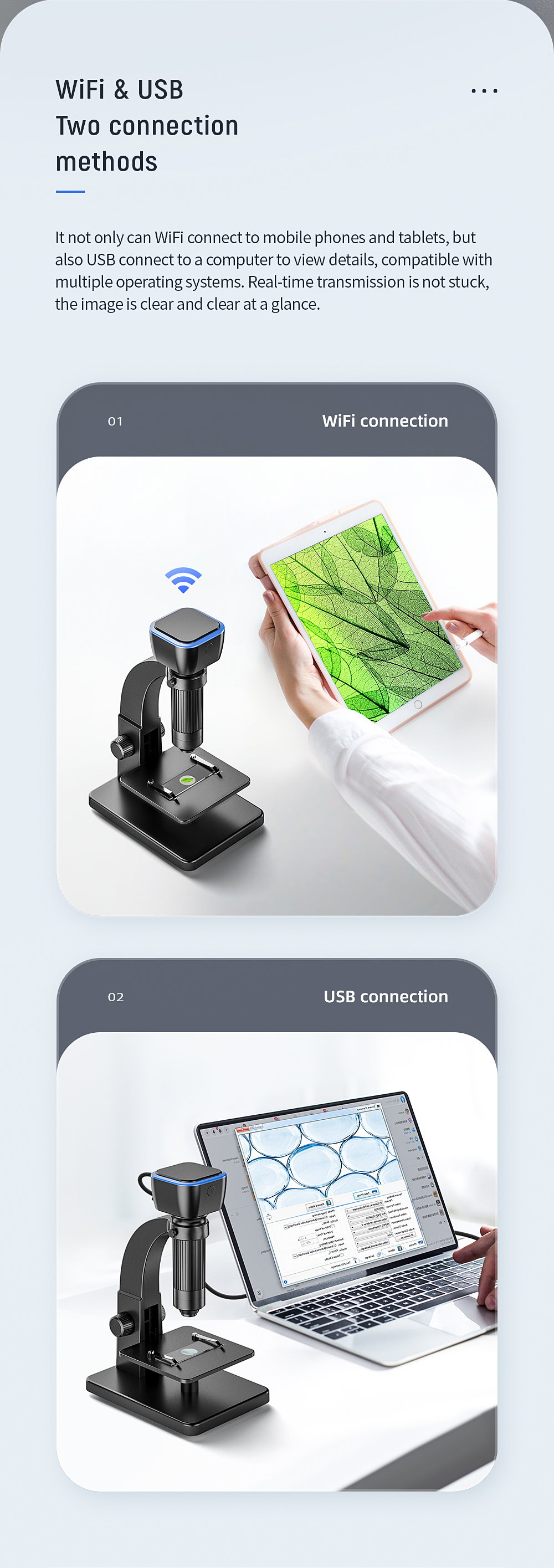 MUSTOOL-MT315W-HD-2000X-WIFI-Digital-Microscope-Dual-Lens-USB-Microbiological-Observation-Industrial-1840554-13