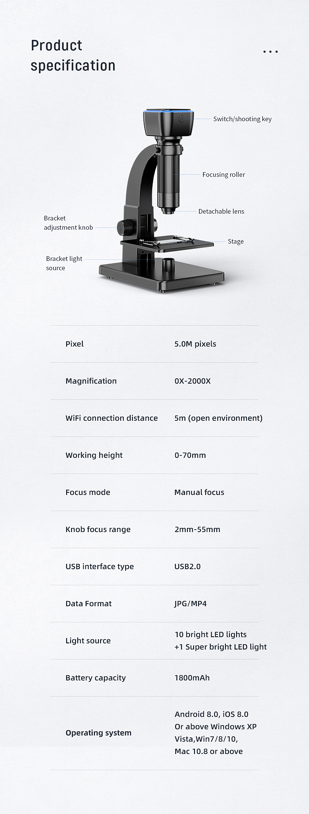 MUSTOOL-MT315W-HD-2000X-WIFI-Digital-Microscope-Dual-Lens-USB-Microbiological-Observation-Industrial-1840554-15