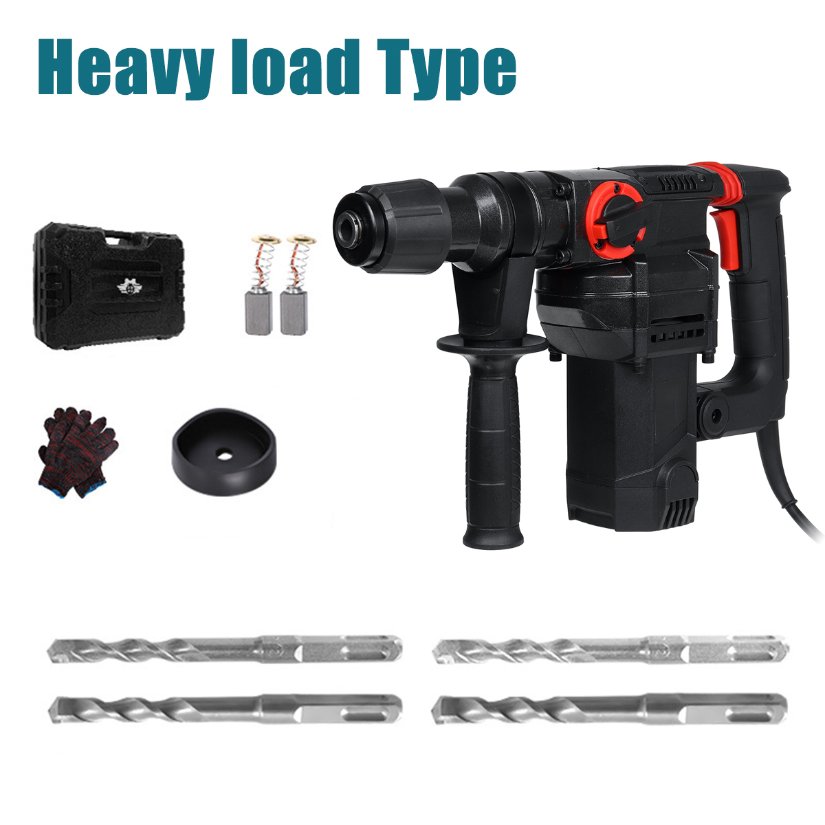 220V-1300W-3-in-1-Impact-Electric-Hammer-Drill-Electric-Rotary-Hammer-Perforator-Pick-Puncher-1806227-15
