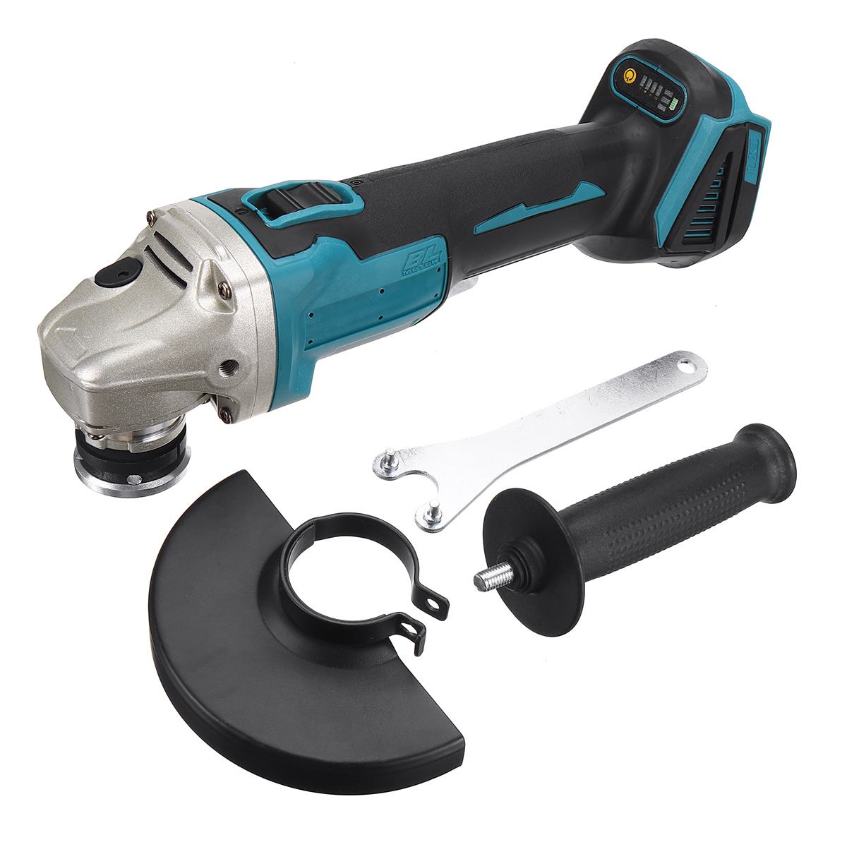 Drillpro-125mm-4-Speed-Regulated-Angle-Grinder-Rechargable-Li-ion-Battery-Brushless-Electric-Grinder-1699793-4