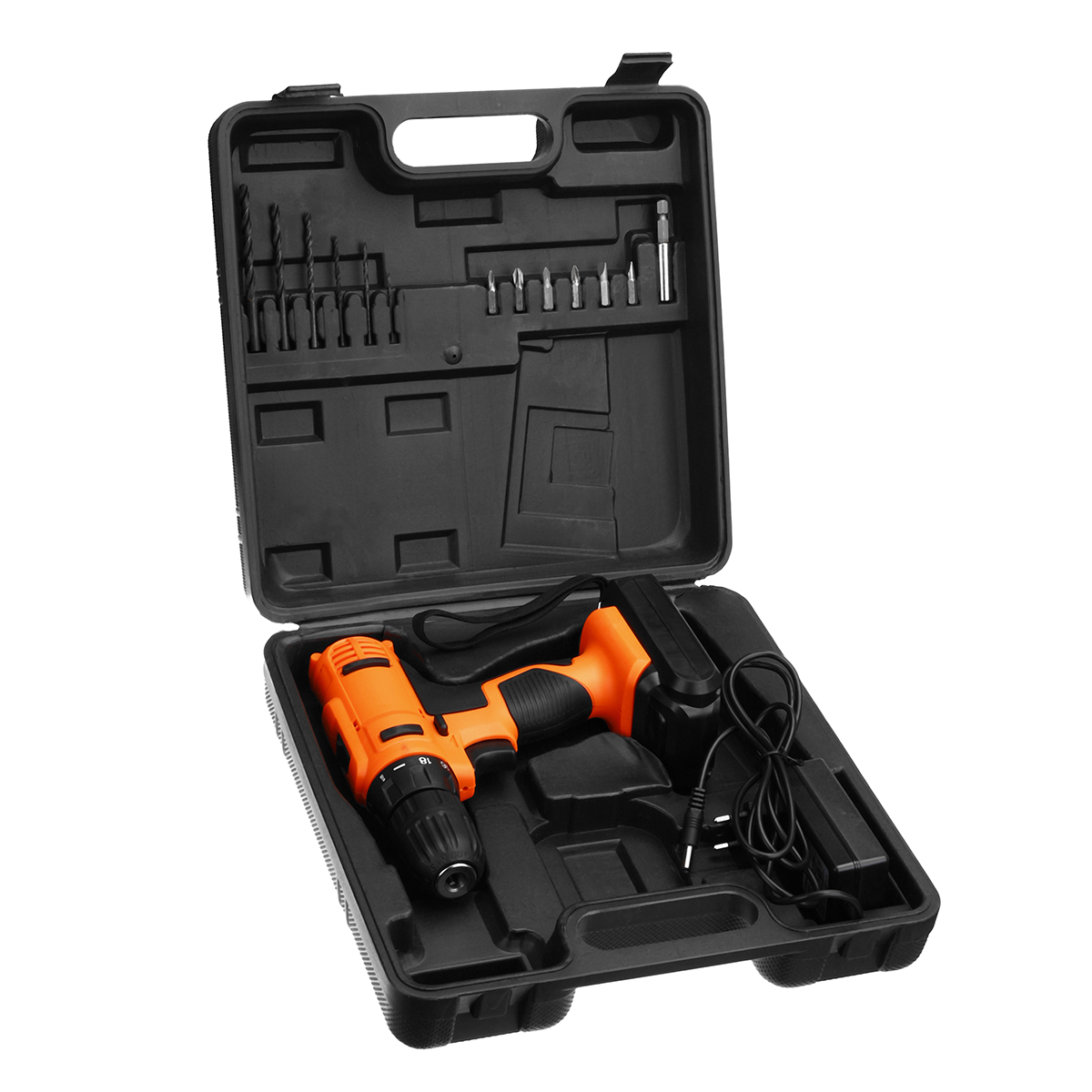18V-Electric-Screwdriver-Cordless-Hammer-Impact-Power-Drill-Driver-Rechargeable-with-13Pcs-Drill-Bit-1324472-6