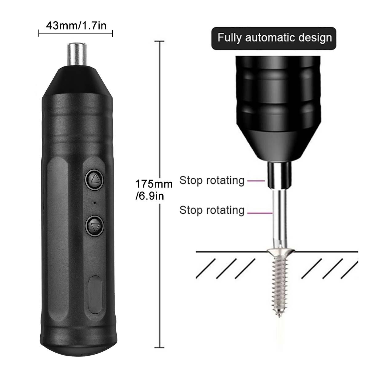 1PC10PCS45PCS-Portable-Mini-Electric-Screwdriver-Smart-Cordless-Automatic-Screwdriver-Multi-function-1939032-6