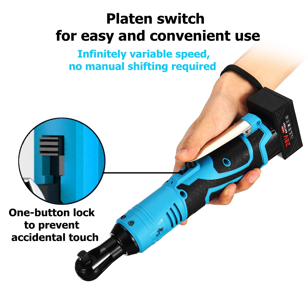 28V-60Nm-Electric-Cordless-90deg-Ratchet-Wrench-38quot-Portable-8000mAh-Rechargeable-Battery-Right-A-1477209-4
