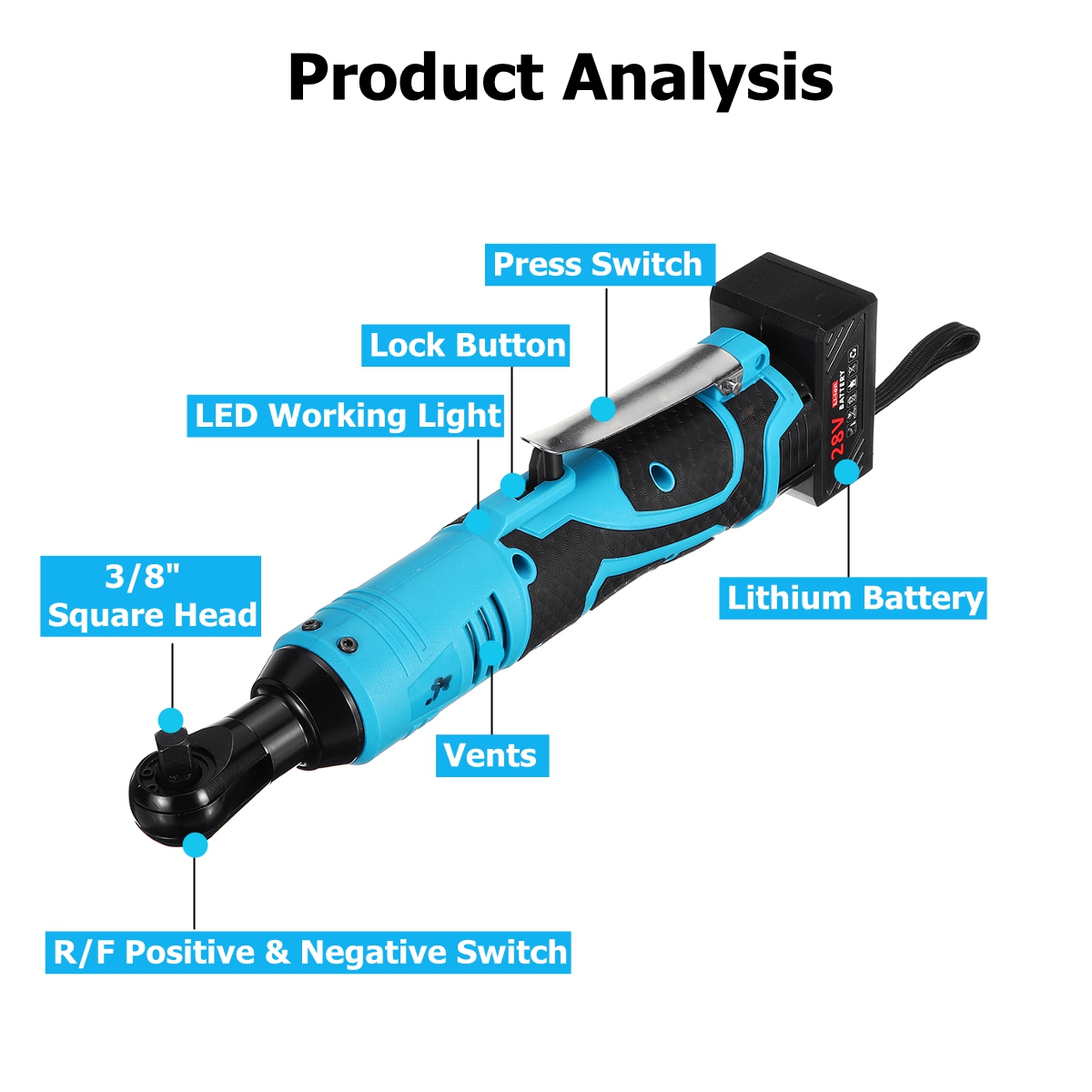 28V-60Nm-Electric-Cordless-90deg-Ratchet-Wrench-38quot-Portable-8000mAh-Rechargeable-Battery-Right-A-1477209-7