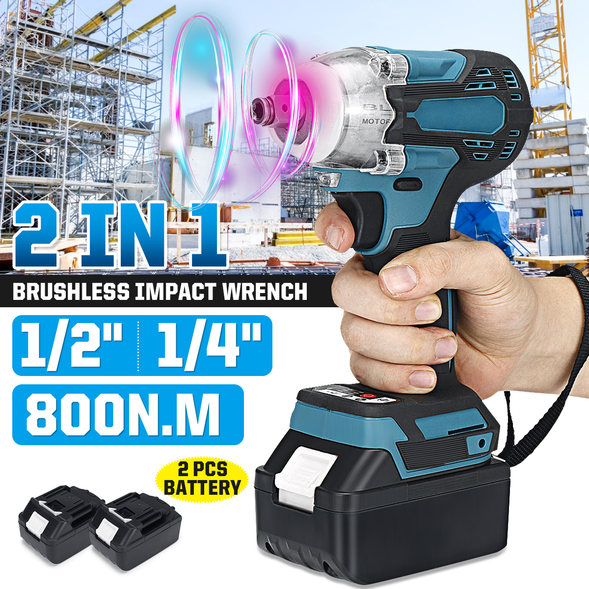 Drillpro-2-in1-18V-800Nm-Electric-Wrench-Screwdriver-Brushless-Cordless-Electric-12Wrench-14Screwdri-1806148-1