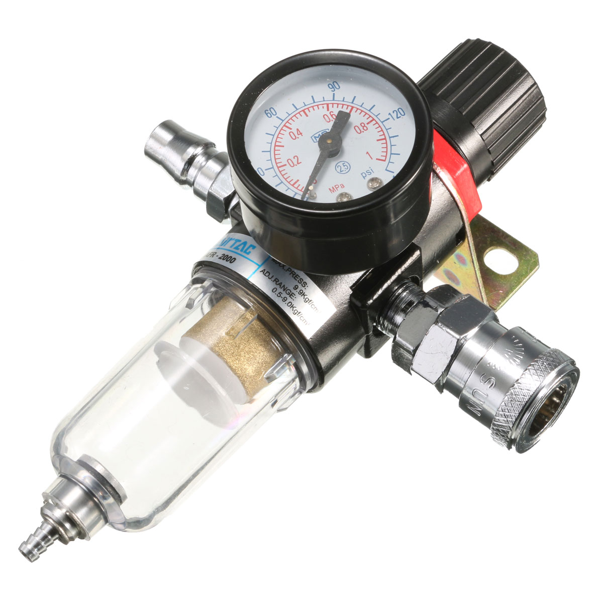 AFR-2000-14quot-Air-Compressor-Filter-Water-Separator-Trap-Tools-Kit-Regulator-Gauge-1043338-8