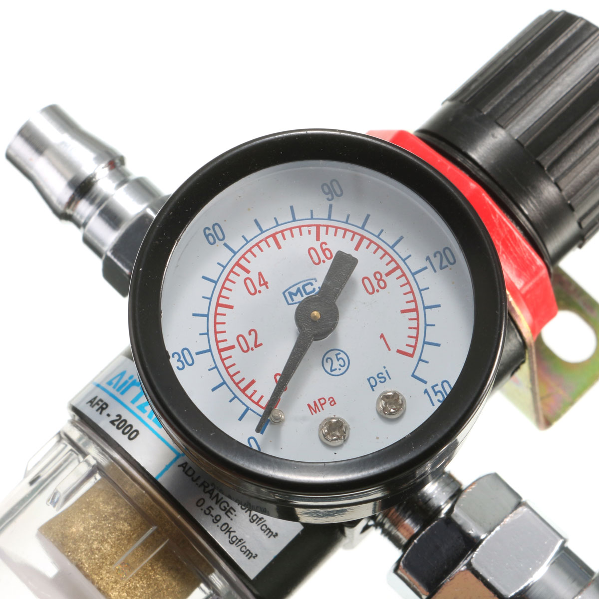 AFR-2000-14quot-Air-Compressor-Filter-Water-Separator-Trap-Tools-Kit-Regulator-Gauge-1043338-9