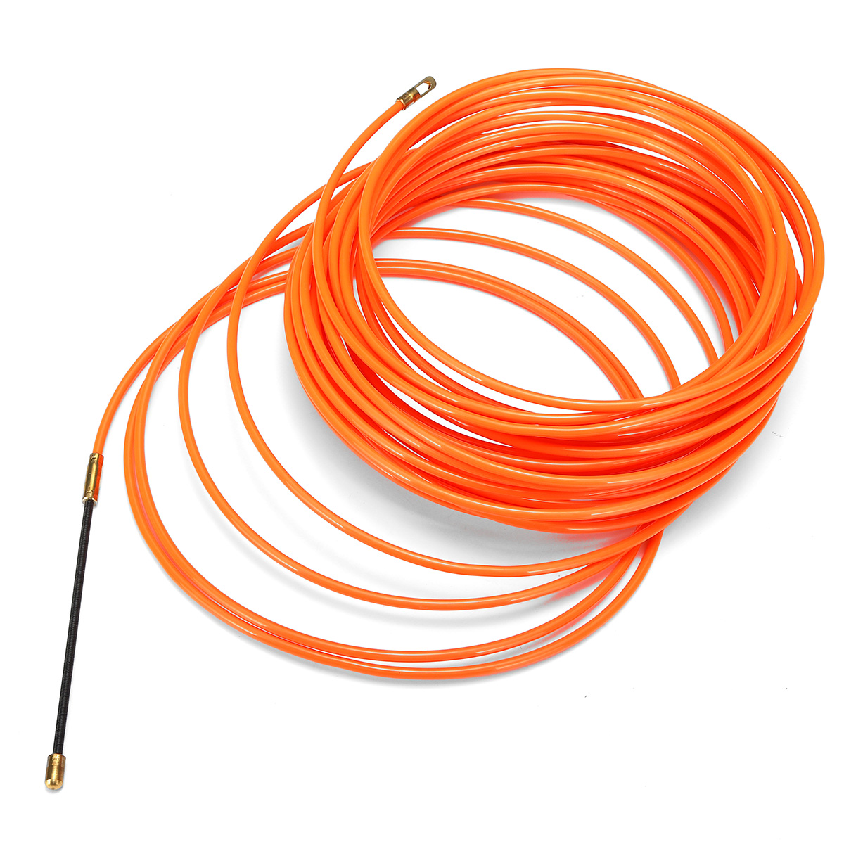 Cable-Push-Puller-Reel-Conduit-Nylon-Snake-Fish-Tape-Wire-Orange-4mm-15m-1379495-5