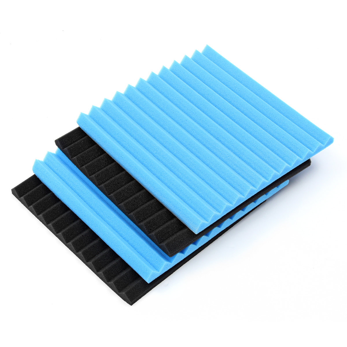 12PCS-Soundproofing-Foam-Tiles-Kits-Black-Blue-1631984-4