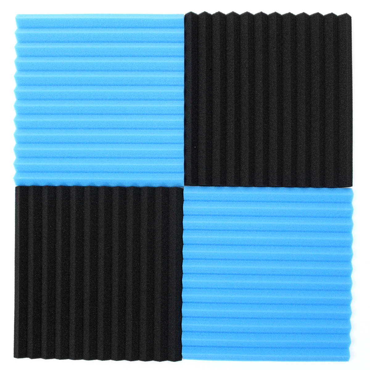 12PCS-Soundproofing-Foam-Tiles-Kits-Black-Blue-1631984-7