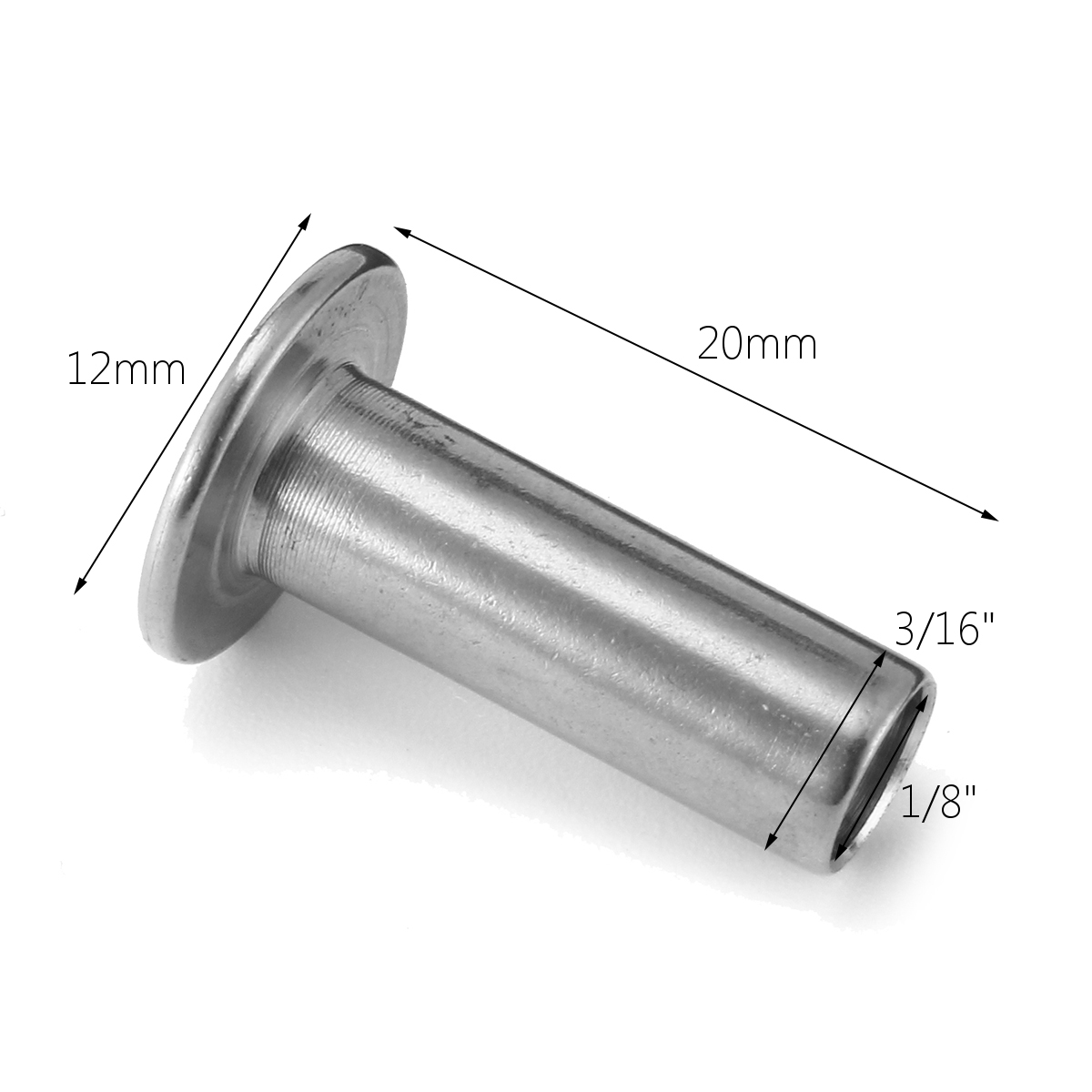 10X-T316 - Stainless Steel Protective Cover for 18" Cable Railing - 1797531-2