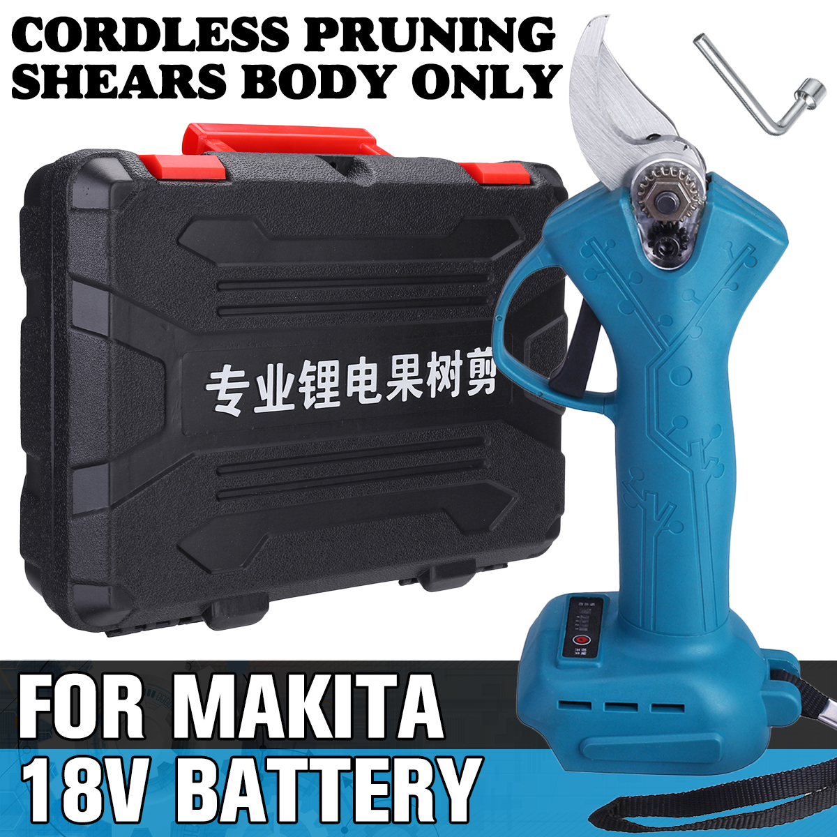 18V-Cordless-Electric-Pruning-Shears-Secateur-Branch-Cutter-Scissor-For-Makita-18V-Battery-W-Tool-Bo-1782298-2