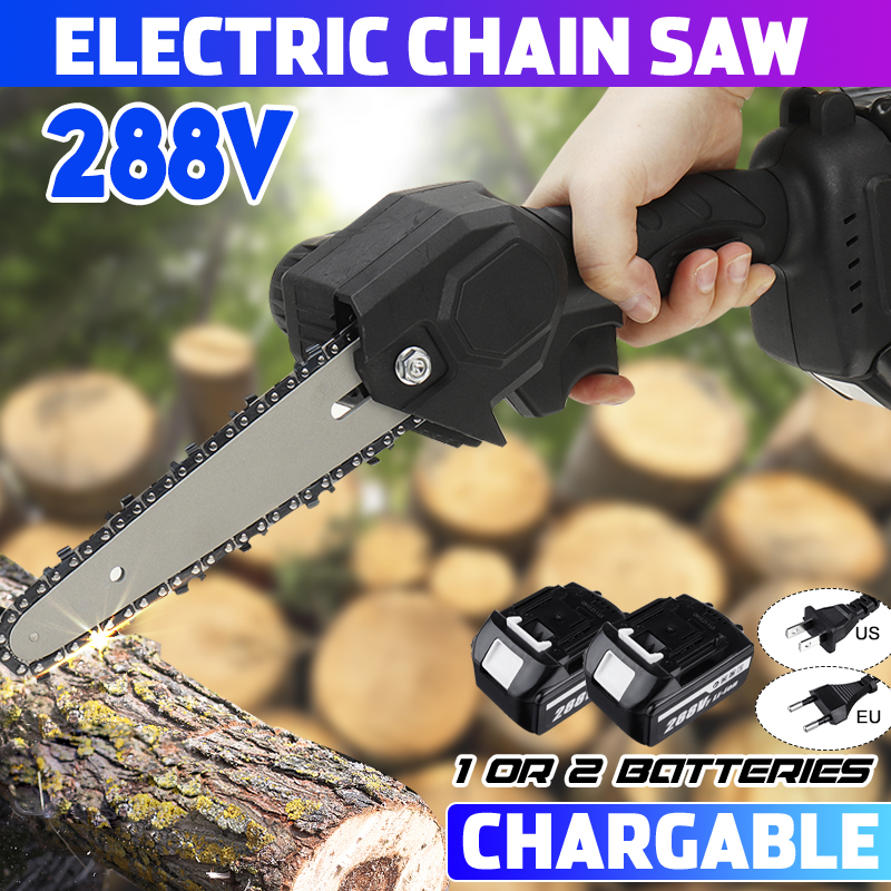 6-Inch-Electric-Chain-Saw-Pruning-Chainsaw-Rechargeable-Woodworking-Tool-W-1-or-2pcs-Battery-1819098-1
