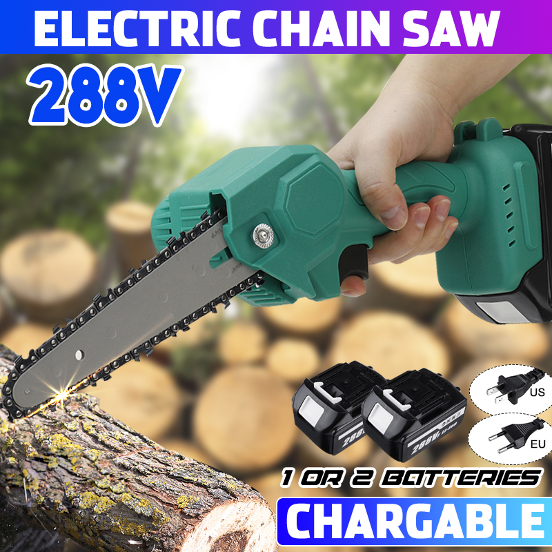 6-Inch-Portable-Electric-Chain-Saw-Pruning-Saw-Rechargeable-Woodworking-Tool-W-1-or-2pcs-Battery-1818812-2