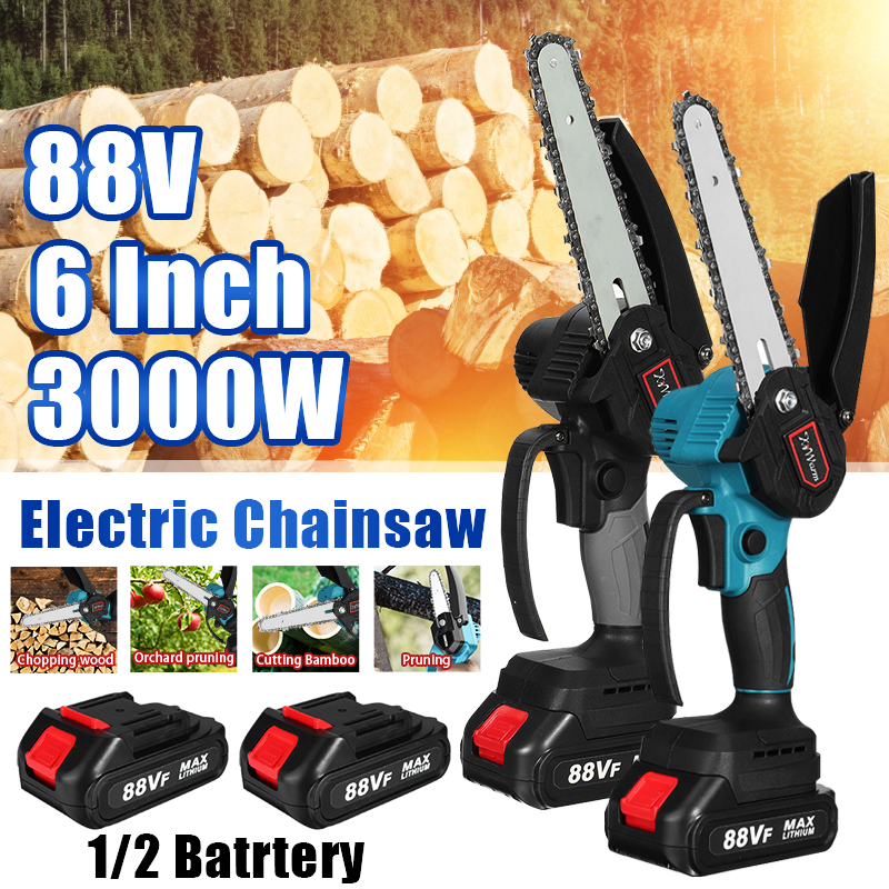 6Inch-88VF-Portable-Electric-Pruning-Chain-Saw-Rechargeable-Small-Woodworking-Chainsaw-W-None12pcs-B-1840997-2