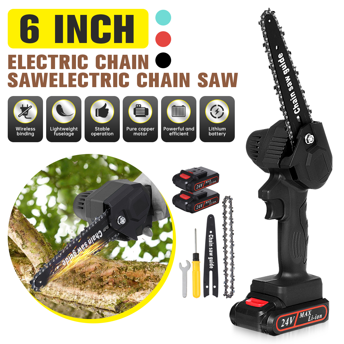 DC-24V-6-Inch-Cordless-Electric-Chain-Saw-Wood-Mini-Cutter-550W-One-Hand-Saw-with-2Pcs-Batteries-Woo-1817668-1