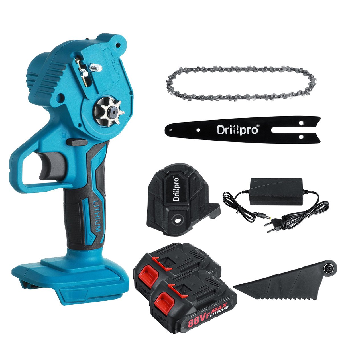 Drillpro-6-Inch-Electric-Chain-Saw-Portable-Woodworking-Tool-Wood-Cutter-W-1-or-2pcs-Battery-For-Mak-1830156-13