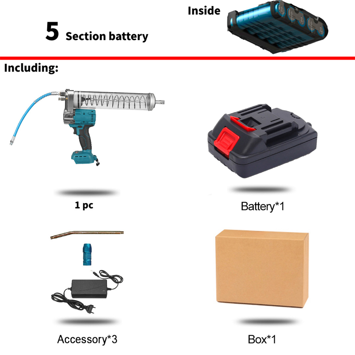 10000PSI-700CC-21V-Cordless-Electric-Grease-Guns-Excavator-Car-Maintenance-Tool-with-Butter-Pipe-1943461-12